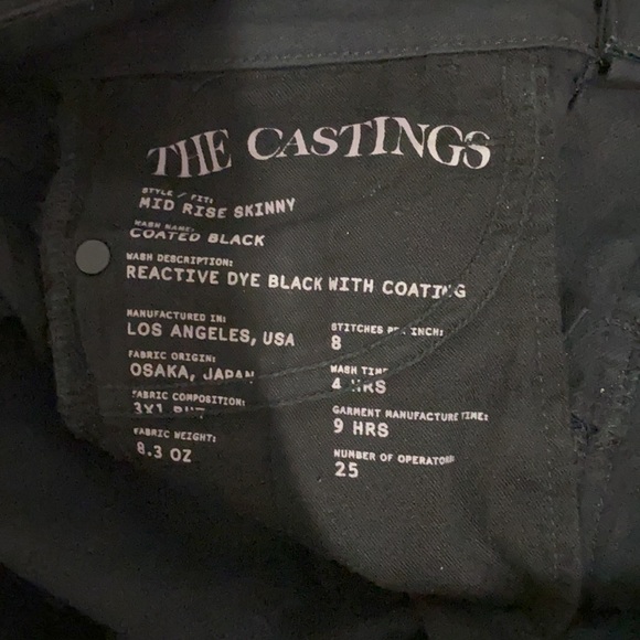 The castings jeans- mid rise skinny with black coating - Picture 5 of 5
